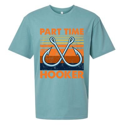 Part Time Hooker Funny Sueded Cloud Jersey T-Shirt