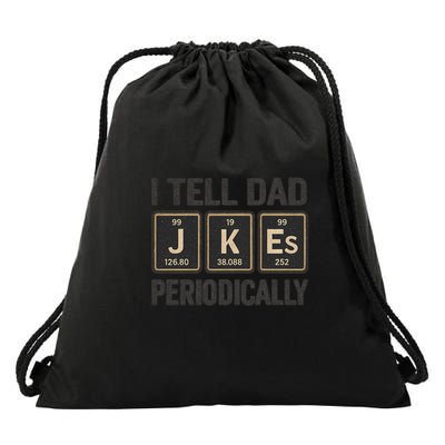 Periodic Table Humor for Dads Drawstring Bag