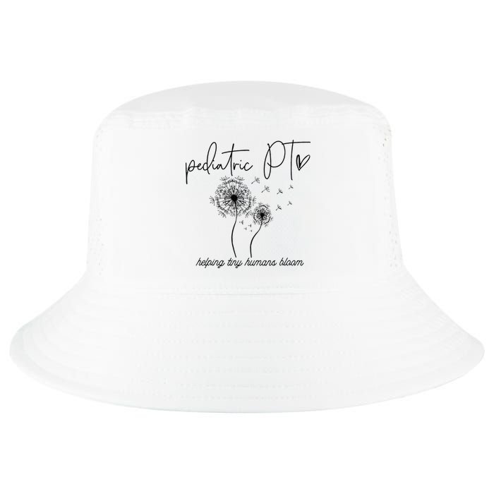 Physical Therapist Helping Tiny Human Bloom Pediatric PT Cool Comfort Performance Bucket Hat