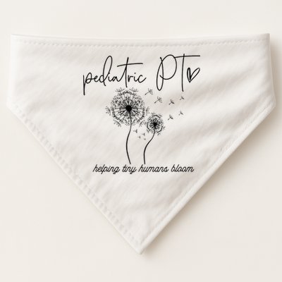 Physical Therapist Helping Tiny Human Bloom Pediatric PT USA-Made Doggie Bandana