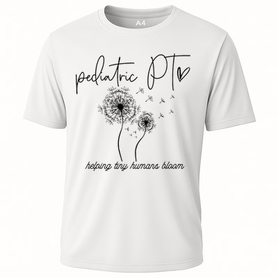 Physical Therapist Helping Tiny Human Bloom Pediatric PT Performance Shirt
