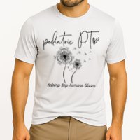 Physical Therapist Helping Tiny Human Bloom Pediatric PT Cooling Performance Crew T-Shirt