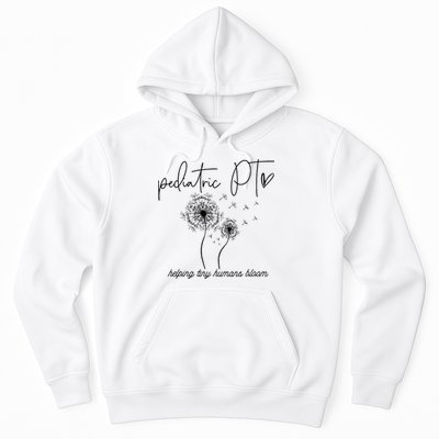 Physical Therapist Helping Tiny Human Bloom Pediatric PT Hoodie