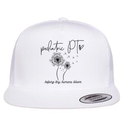 Physical Therapist Helping Tiny Human Bloom Pediatric PT Flatbill Hat