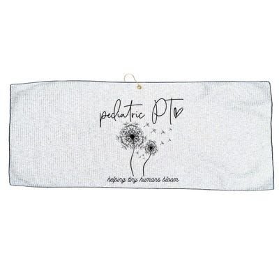 Physical Therapist Helping Tiny Human Bloom Pediatric PT Large Microfiber Waffle Golf Towel