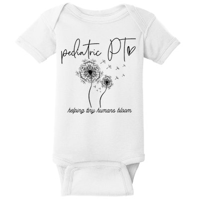 Physical Therapist Helping Tiny Human Bloom Pediatric PT Baby Bodysuit
