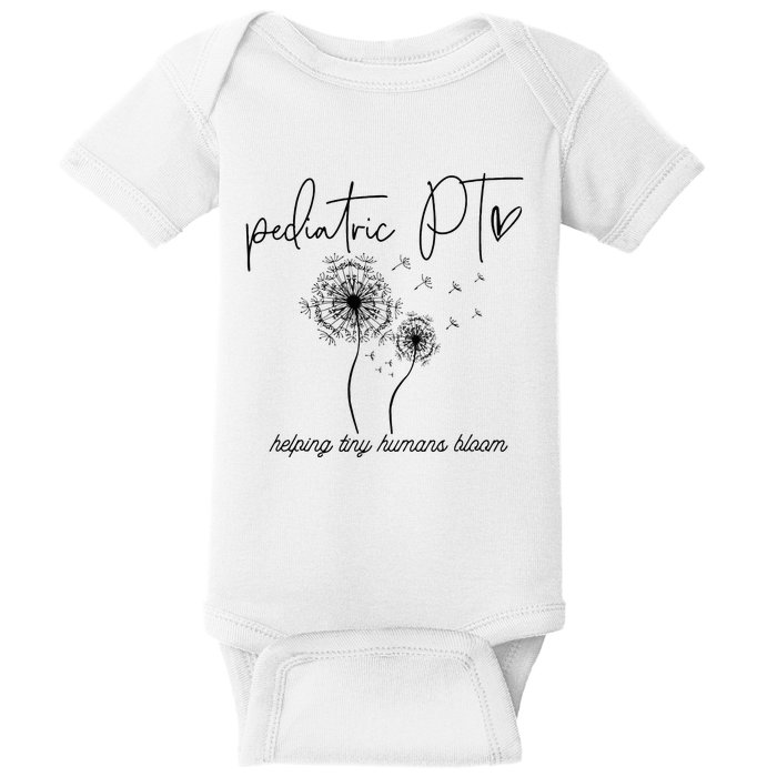 Physical Therapist Helping Tiny Human Bloom Pediatric PT Baby Bodysuit