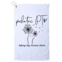 Physical Therapist Helping Tiny Human Bloom Pediatric PT Golf Towel