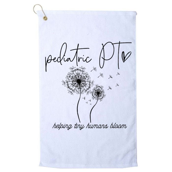 Physical Therapist Helping Tiny Human Bloom Pediatric PT Golf Towel