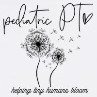 Physical Therapist Helping Tiny Human Bloom Pediatric PT Visor
