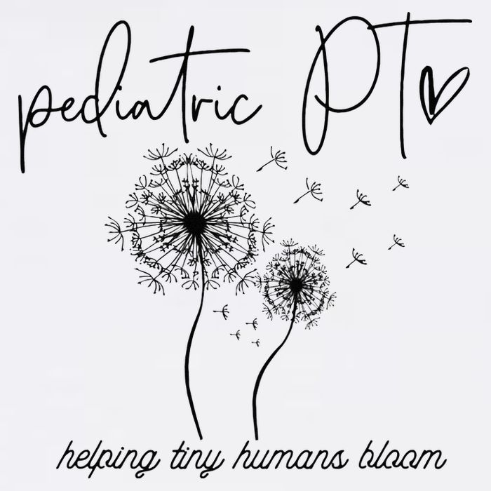 Physical Therapist Helping Tiny Human Bloom Pediatric PT Visor