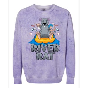 Poker Texas Hold Em River Rat Casino Colorblast Crewneck Sweatshirt