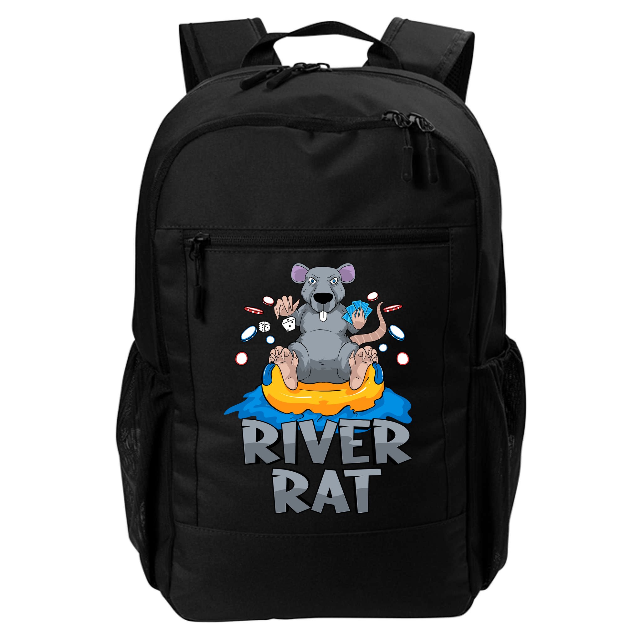Poker Texas Hold Em River Rat Casino Backpack
