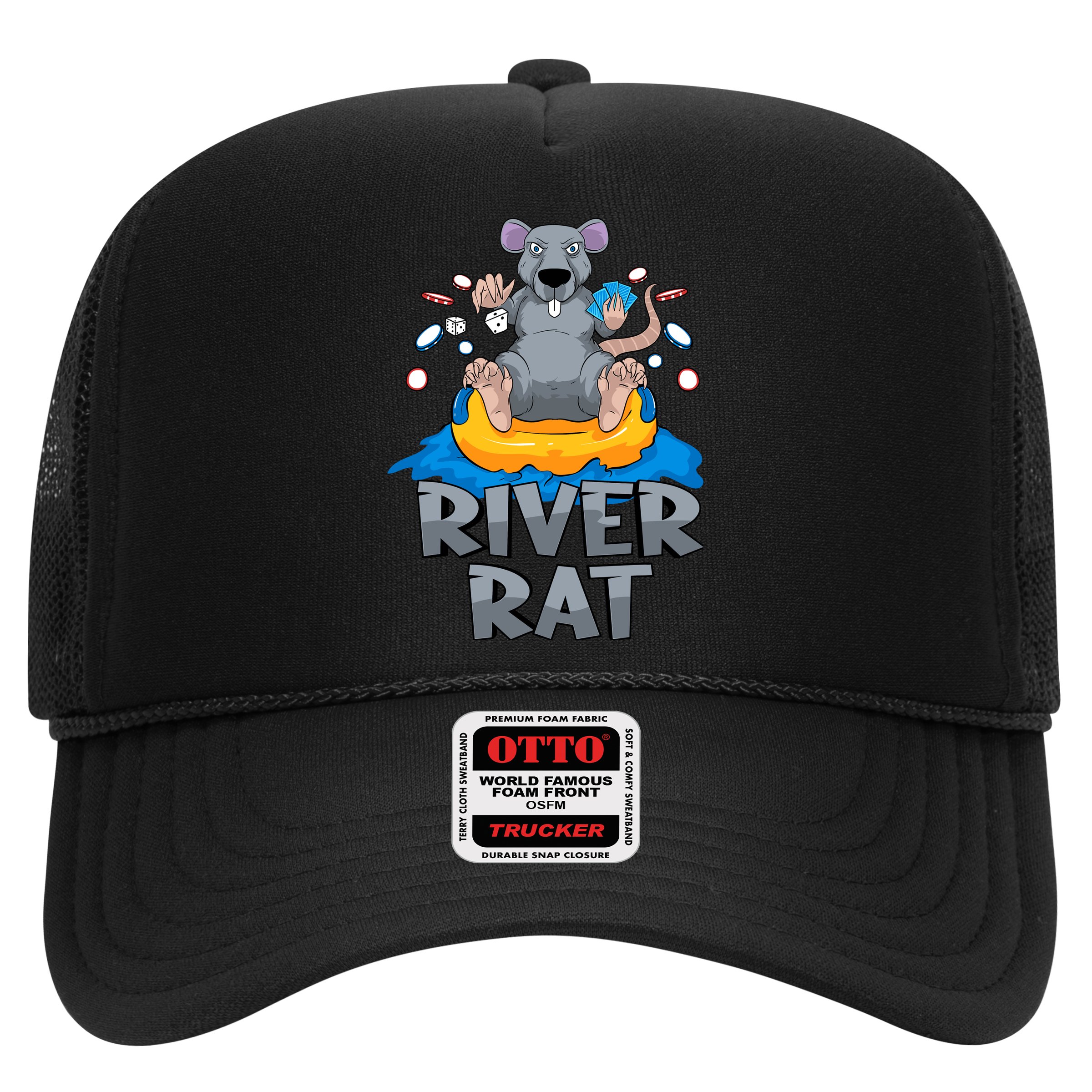 Poker Texas Hold Em River Rat Casino Hat