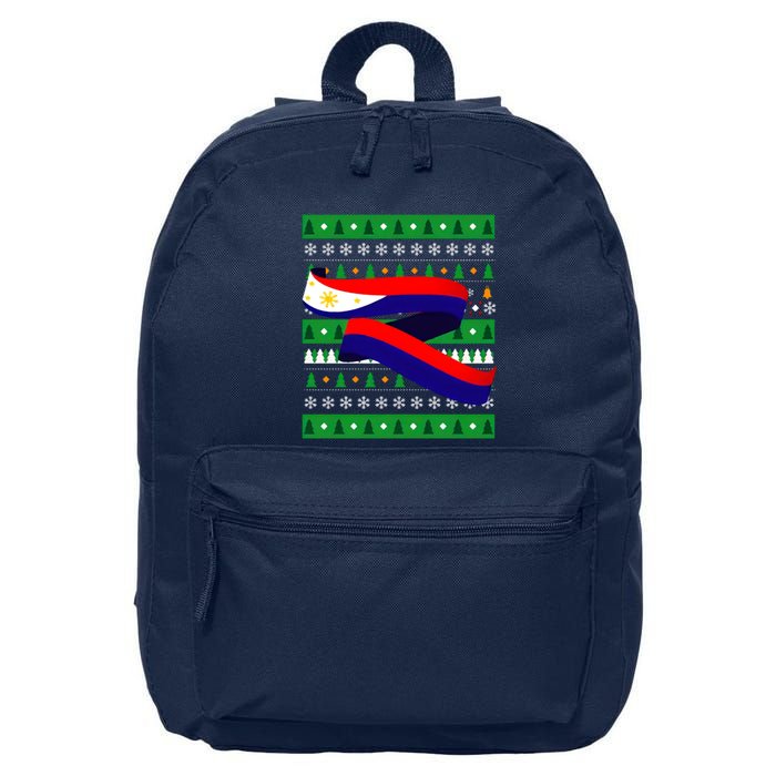 Periodic Table Hohoho Ugly Christmas 16 in Basic Backpack