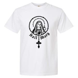 Prayer To Holy Mary Mother Of God Catholic Garment-Dyed Heavyweight T-Shirt