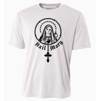 Prayer To Holy Mary Mother Of God Catholic Cooling Performance Crew T-Shirt