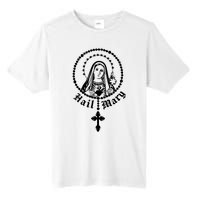 Prayer To Holy Mary Mother Of God Catholic Tall Fusion ChromaSoft Performance T-Shirt