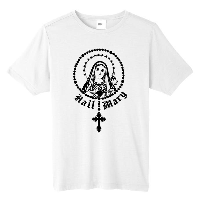 Prayer To Holy Mary Mother Of God Catholic Tall Fusion ChromaSoft Performance T-Shirt