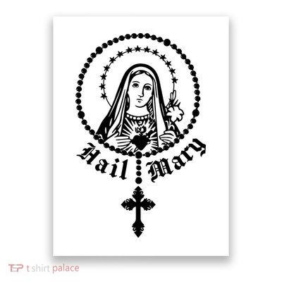 Prayer To Holy Mary Mother Of God Catholic Poster