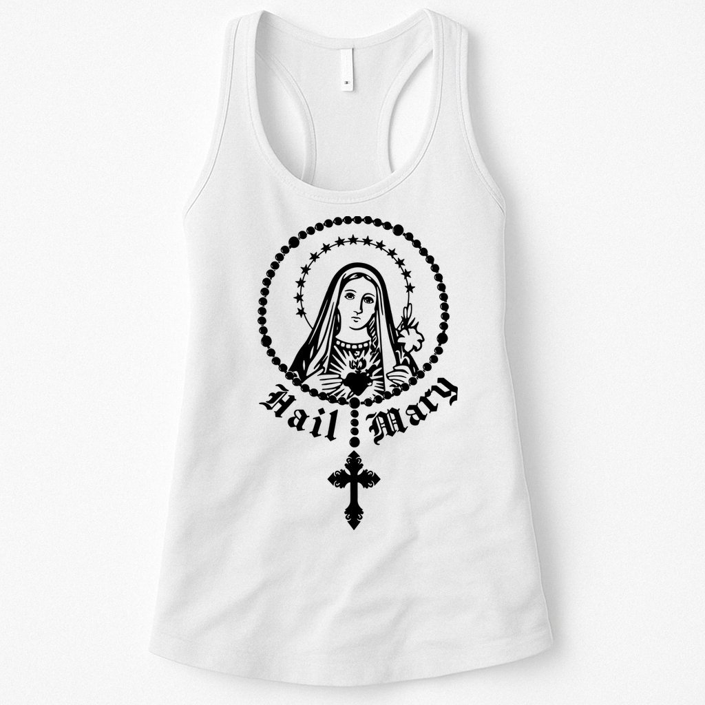 Prayer To Holy Mary Mother Of God Catholic Womens Tank Top