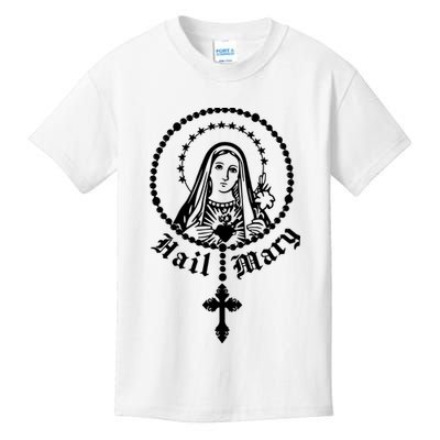 Prayer To Holy Mary Mother Of God Catholic Kids T-Shirt