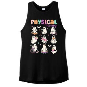 Physical Therapy Halloween Ghost Doctor Physical Ghost Nurse Gift Ladies PosiCharge Tri-Blend Wicking Tank