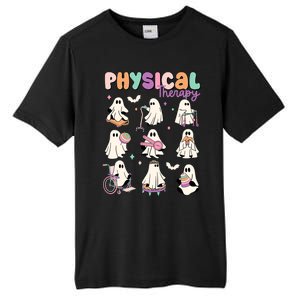 Physical Therapy Halloween Ghost Doctor Physical Ghost Nurse Gift Tall Fusion ChromaSoft Performance T-Shirt