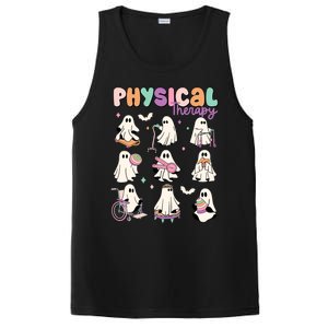 Physical Therapy Halloween Ghost Doctor Physical Ghost Nurse Gift PosiCharge Competitor Tank