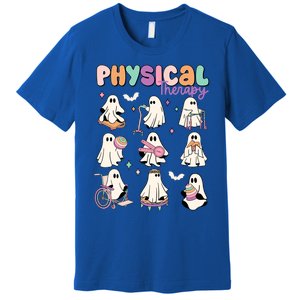 Physical Therapy Halloween Ghost Doctor Physical Ghost Nurse Gift Premium T-Shirt