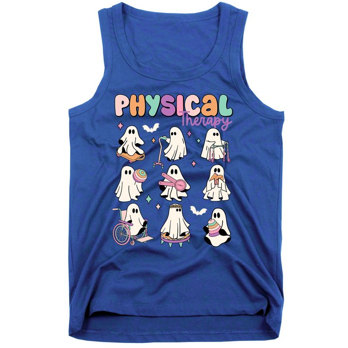 Physical Therapy Halloween Ghost Doctor Physical Ghost Nurse Gift Tank Top