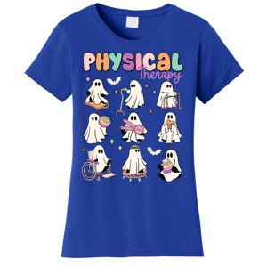 Physical Therapy Halloween Ghost Doctor Physical Ghost Nurse Gift Women's T-Shirt