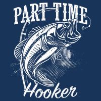 Part Time Hooker Fishing Golf Towel