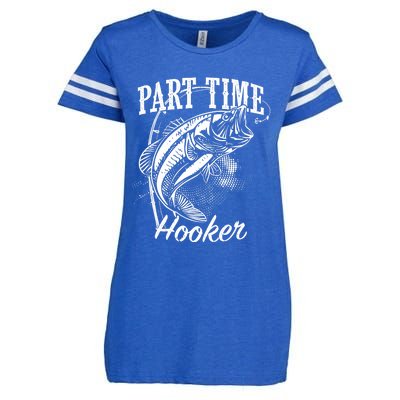 Part Time Hooker Fishing Enza Ladies Jersey Football T-Shirt