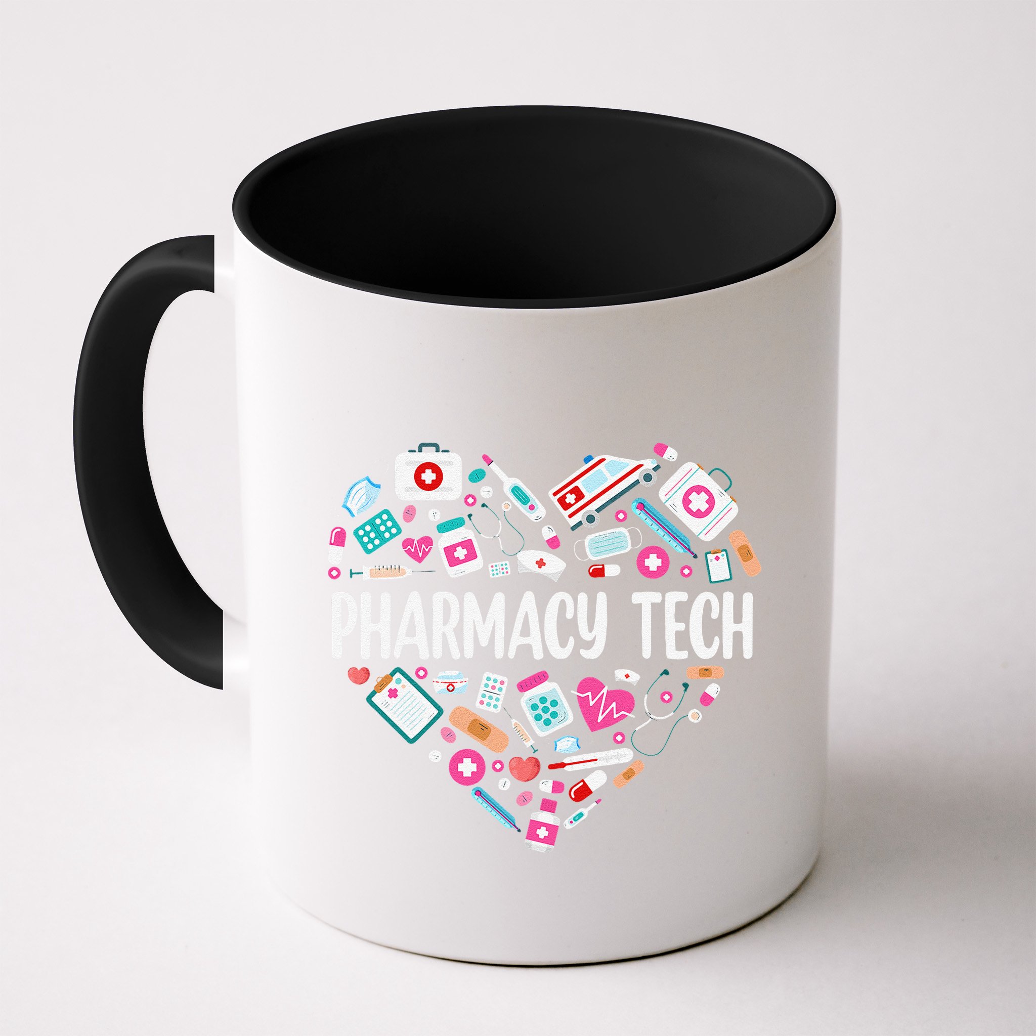 Pharmacy Technician Heart Certified Pharm Tech Pharmacist Mug