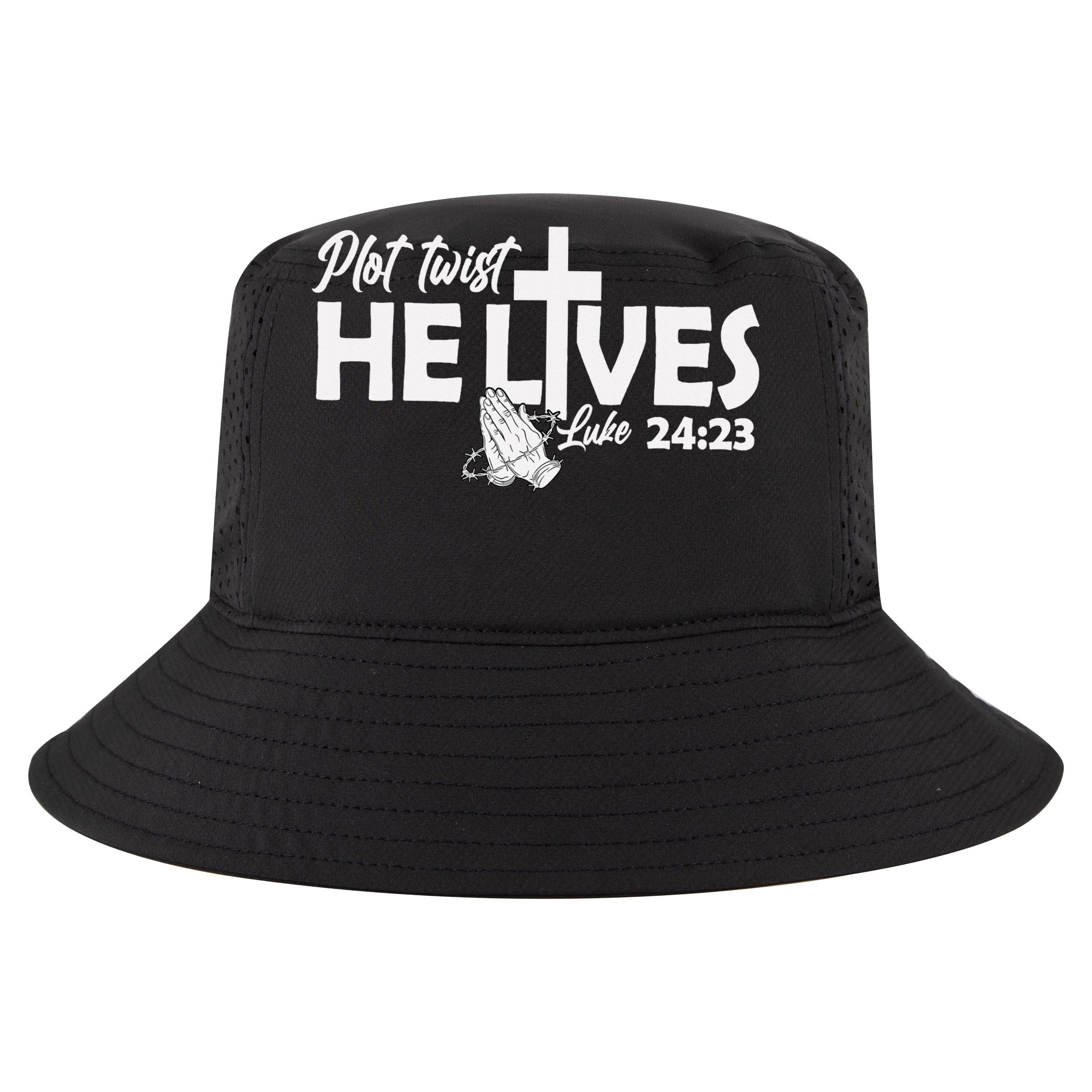 Plot Twist He Lives Luke 2423 Christian God Easter Funny Cooling Performance Crew T-Shirt