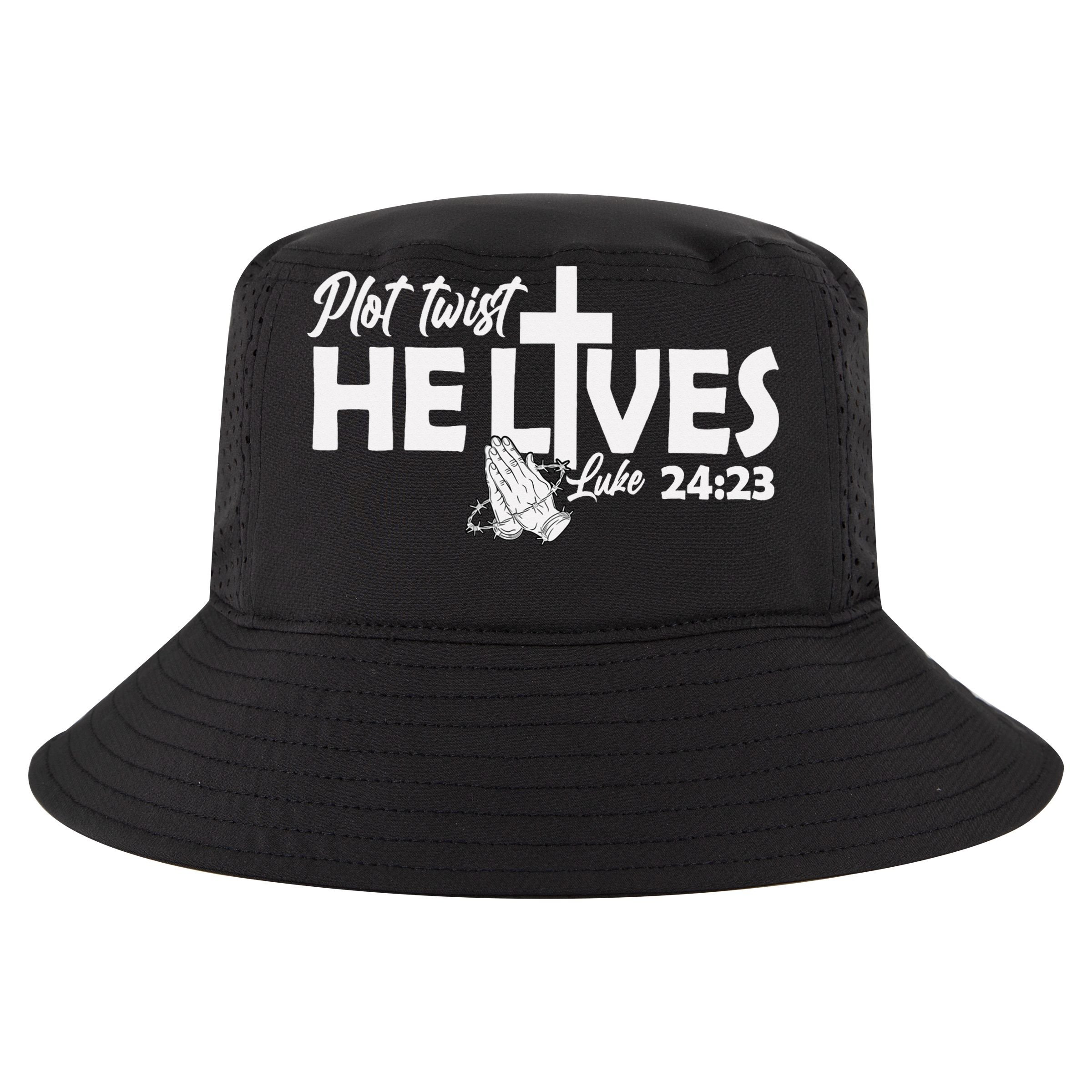 Plot Twist He Lives Luke 2423 Christian God Easter Funny Cooling Performance Crew T-Shirt