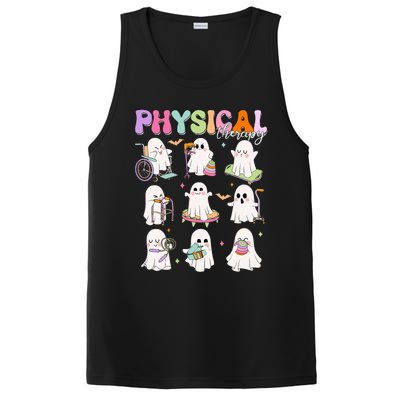 Physical Therapy Halloween Boo Ghost Spooky Season PosiCharge Competitor Tank