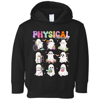 Physical Therapy Halloween Boo Ghost Spooky Season Toddler Hoodie