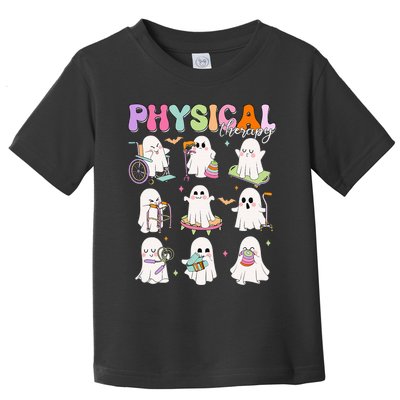 Physical Therapy Halloween Boo Ghost Spooky Season Toddler T-Shirt