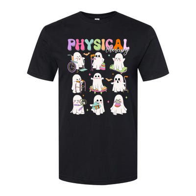 Physical Therapy Halloween Boo Ghost Spooky Season Softstyle CVC T-Shirt