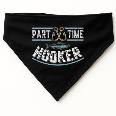Part Time Hooker Fishing USA-Made Doggie Bandana