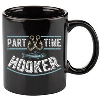 Part Time Hooker Fishing 11oz C Handle Ceramic Mug
