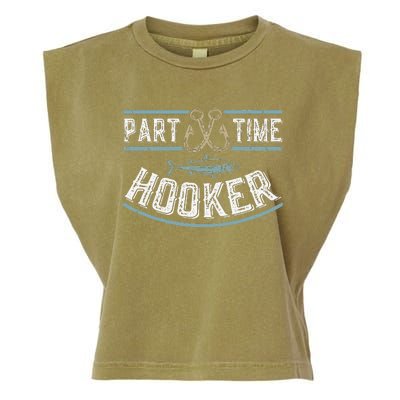 Part Time Hooker Fishing Garment-Dyed Women's Muscle Tee