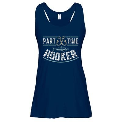 Part Time Hooker Fishing Ladies Essential Flowy Tank