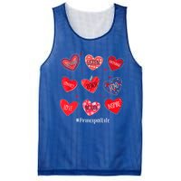 Principal Teacher Hearts Valentine Valentines Day Quote Cool Gift Mesh Reversible Basketball Jersey Tank