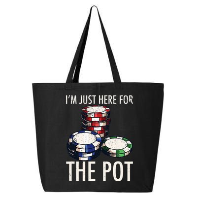 Poker Texas Hold'em Gambling Pot Cards Player Gift 25L Jumbo Tote