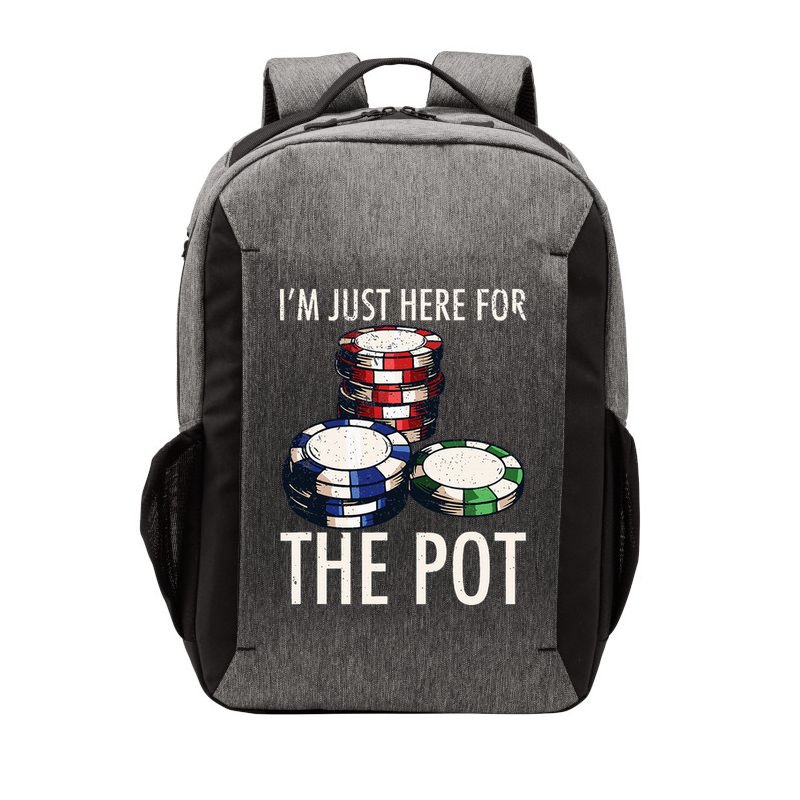 Poker Texas Hold'em Gambling Pot Cards Player Gift Vector Backpack