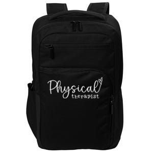 Physical Therapist Heart PT Adult Physical Therapy Student Impact Tech Backpack