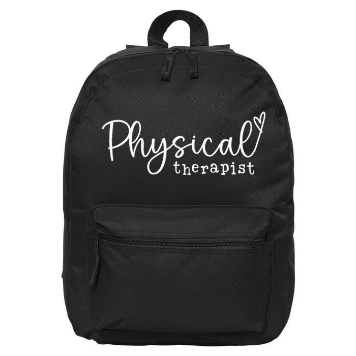 Physical Therapist Heart PT Adult Physical Therapy Student 16 in Basic Backpack